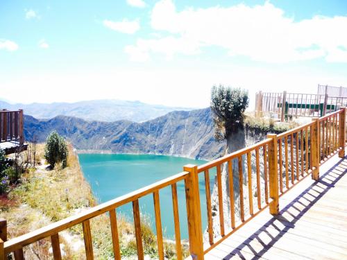 Balcony/terrace, Hotel PrincesaToa in Quilotoa