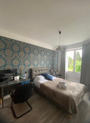 1 double bed