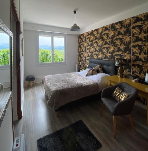 1 double bed