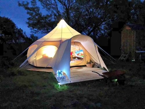 Finest Retreats - Oak Lotus Belle Tent - Chalet - Ilfracombe