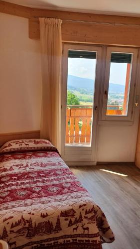 Camera quadrupla, vista sulle montagne