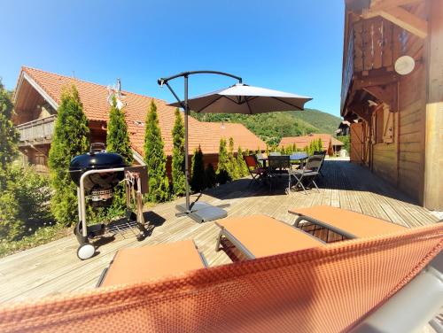 Einrichtungen, ⁂⁂ LE NID DE PIERRE & JULIE [CLEDICIHOME] 2 pas du centre ville / SPA & TERASSE AMENAGEE ⁂⁂ in La Bresse