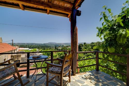 Balcony/terrace, Villa Zoi Tzitzifes in Fres