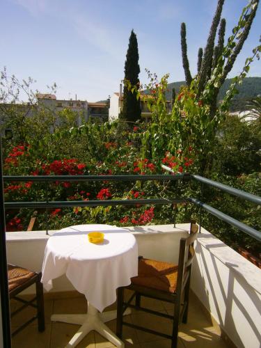 Terraza/balcón, Pansion Chrisa in Skiathos