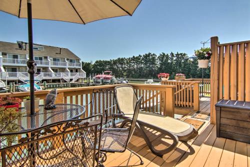 Near Ocean City Beach Waterfront Condo with Deck!
