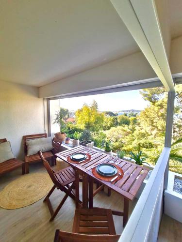 Charme & Calme-TAMARIS- Studio Vue mer - Piscine - Le Petit Olivier sur Mer, La Seyne-sur-Mer (Foto 2)