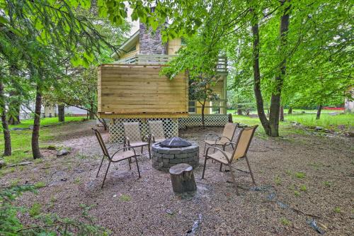 Tobyhanna Home Private Deck, Hot Tub and Game Room!