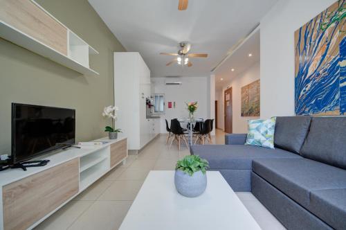 Azure Haven - Gzira Apartments and Penthouse By ShortLetsMalta, Gżira (fotografie 8)