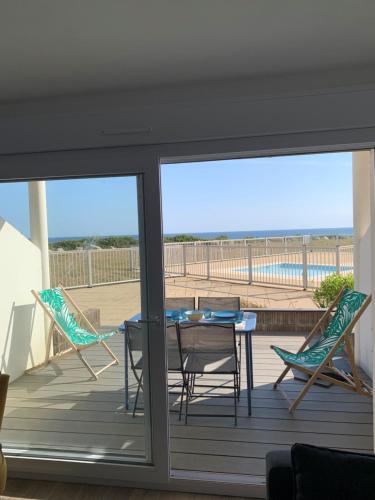 Bel Appartement 11 au rez chaussee vue mer au Maeva in Guidel