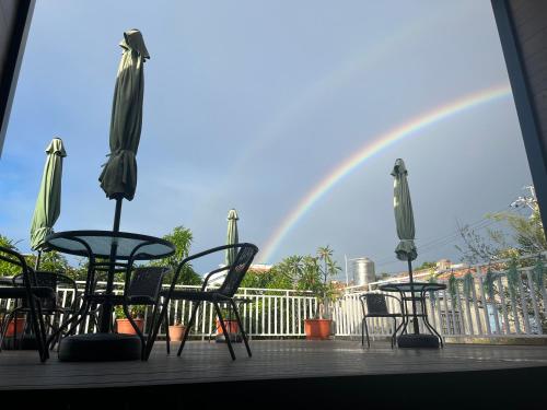 Balcony/terrace, Ye Yuan Star Homestay in Liuqiu