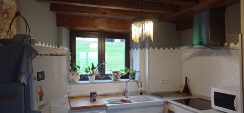 Kitchen, La Casina de Valles de San Roman in San Roman de Villa