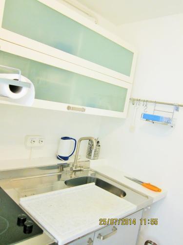 廚房, Appartement Ambiente in 伊布斯河畔魏德霍芬