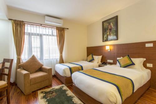 2 twin beds