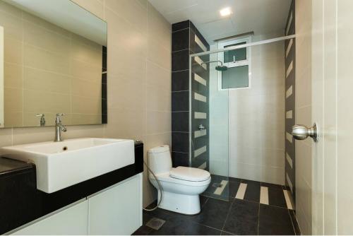 Bathroom, Central Residence Homestay2 @ Sungai Besi, Kuala Lumpur near Terminal Bersepadu Selatan