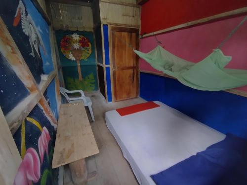 1 double bed