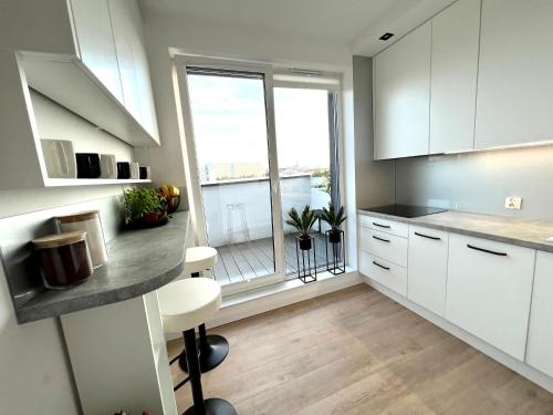 ห้องครัว, Apartament Fredry 2 PREMIUM KLIMA in โอโกรดี