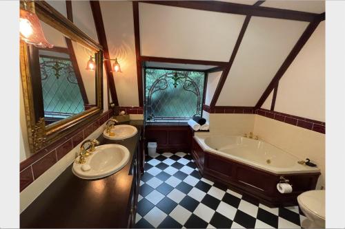Bathroom, Fernhill Estate “ Gingerbread House” in Kallista