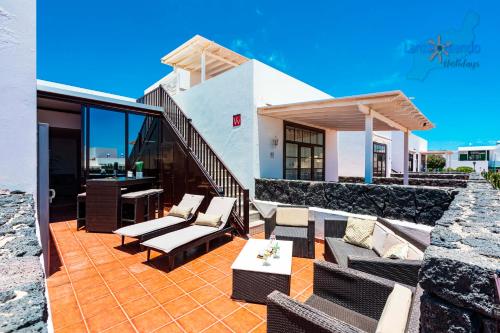 balkon/terras, Vivienda Vacacional Casa Shanti in Costa Calero