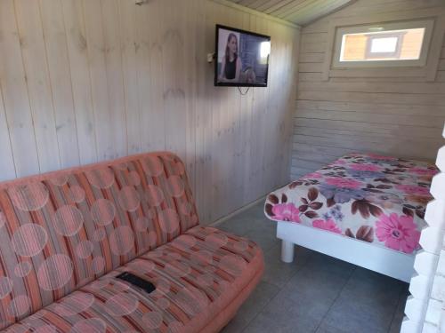 1 double bed, 1 twin bed, 1 sofa bed