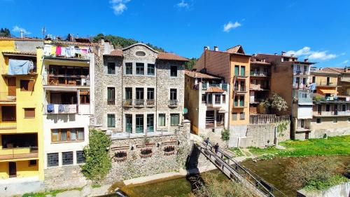 景觀, Aixopluc - Camprodon Apartamento centro rio Ritort in 金普頓