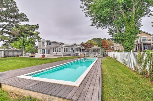 Grasonville Home with Private Pool on the Water