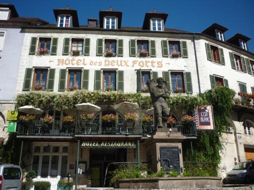 Viesnīcas āriene, Logis Hotel des Deux Forts in Salins-les-Bains