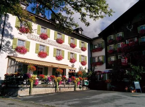 Hotel Croix d'Or et Poste - Historisches Hotel in Münster VS, Schweiz