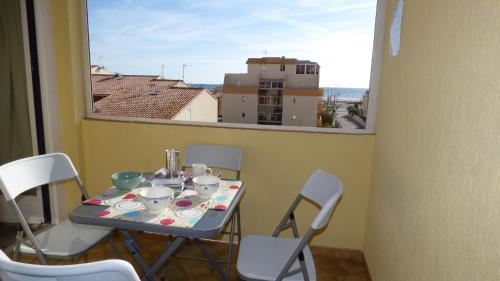 Joli T2 vue mer, proche mer, parking, Narbonne-plage