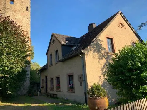 idyllisches Mühlengebäude in Hillesheim, Deutschland