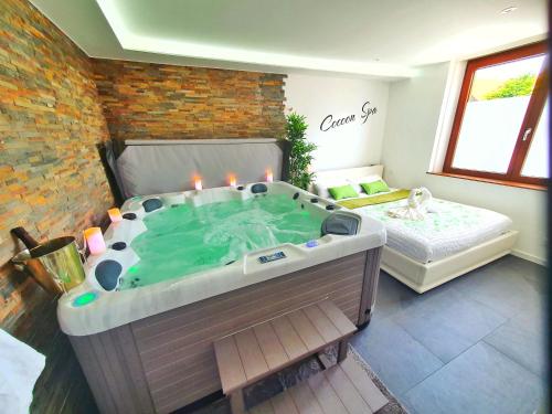 -GITE COCOON SPA-JACUZZI-JARDIN-PARKING Privé-CLIMATISATION