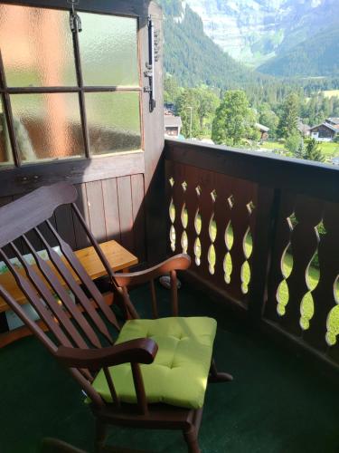 balcon/terrasse, Studio avec vue splendide sur les Diablerets in Les Diablerets