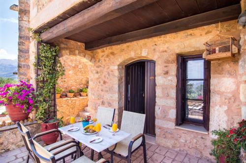 Balcony/terrace, Samonas - Blue villa Mantzourana in Keramies