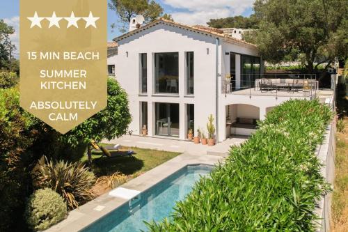 SERRENDY  Maison pour 8 au calme absolu à 10 min de Cannes  gîte à louer Rocheville