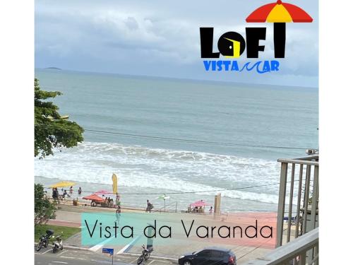 Loft Vista Mar 211 - Praia do Morro - prédio frente Mar - varanda com vista mar - elevador - atravessou a avenida, ja esta na Praia - internet - com garagem para carro pequeno, Guarapari