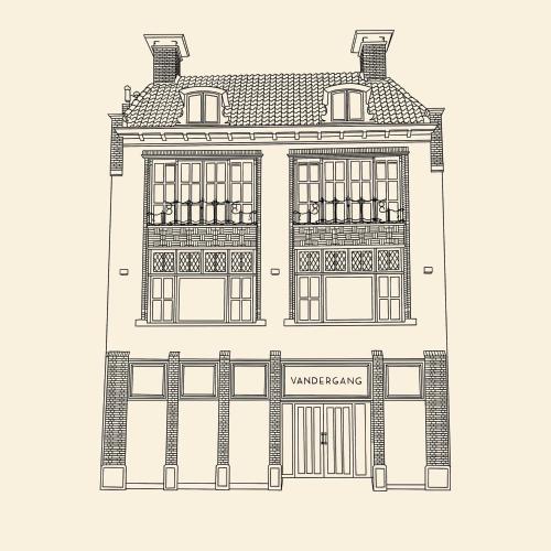 Exterior view, Van der Gang Suites uniek design in hartje Dokkum in Dongeradeel