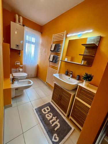 Fürdőszoba, Cadore apartment in Lorenzago Di Cadore