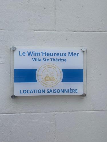 Le Wim'Heureux Mer. Villa Sainte thérèse