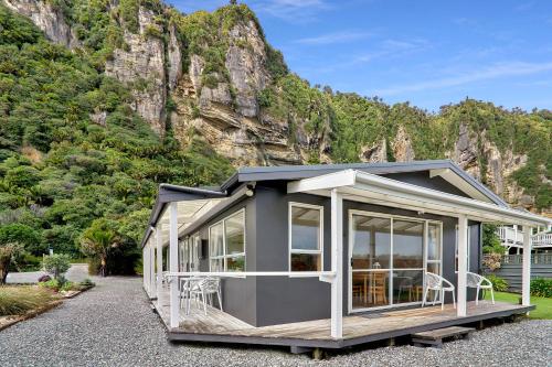 ทัศนียภาพภายนอกโรงแรม, Punakaiki Beachfront Motels in ปูนาไกกิ