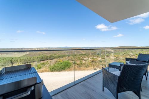 Balcony/terrace, A GAIVOTA - Walking distance to Monte Clerigo and Amoreira beaches in Aljezur