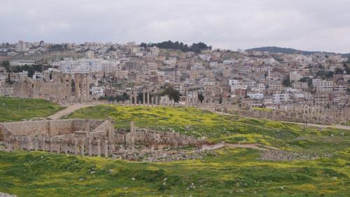 Full panorama Jerash (PLUS) in Jerash