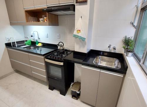 廚房, AP201 - Apartamento Top, 3 quartos confortáveis (AP201 - Apartamento Top, 3 quartos confortaveis) in 雅爾丁伊圖薩巴拉