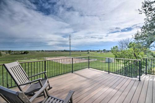 Lovely Barn Loft with Mountain Views on Horse Estate