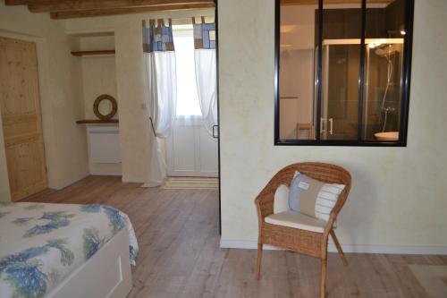Escale à Villeperdue chambre Hellulaug (Escale a Villeperdue chambre Hellulaug) in Saint-Épain