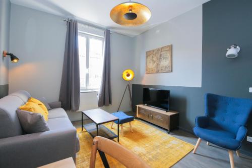 L'Eléphant, T2 hypercentre chic et cosy, Wifi par SOVALFI (L'Elephant, T2 hypercentre chic et cosy, Wifi par SOVALFI) in แซ็ง-เอเตียน