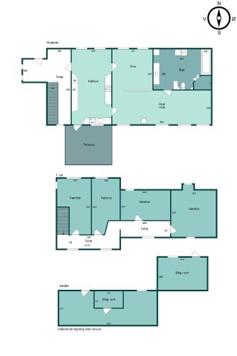 210 m2 hus med plads til 8 gæster