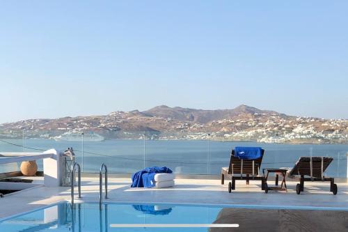 Thea Villa - Private Pool, by @bestblue_ mykonos gîte à louer Petinos Resort Complex