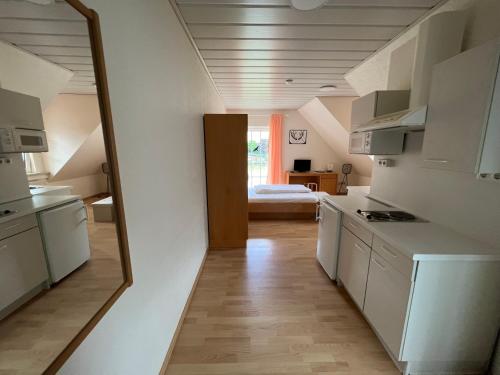 廚房, Hotel Rehkitz in 哈勒/威斯伐倫