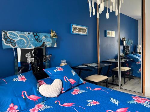 1 double bed