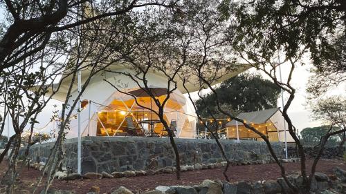 El Gato Glamping con vista a prismas basálticos in Huasca de Ocampo, Mexico