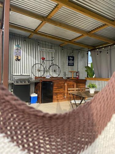 El Camper RV with pool.